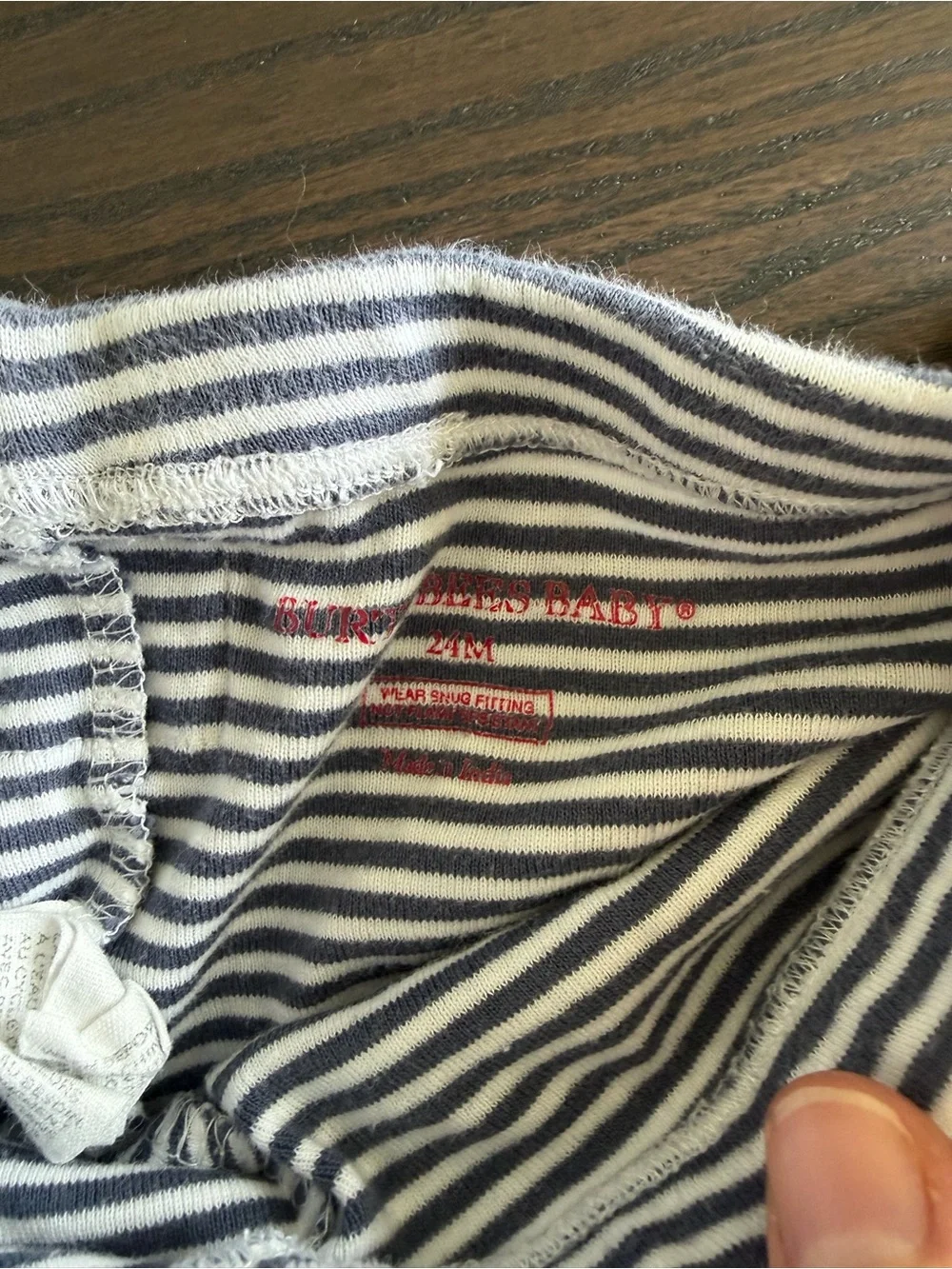 Burt’s Bees Baby pajamas Americana stars size 24 months